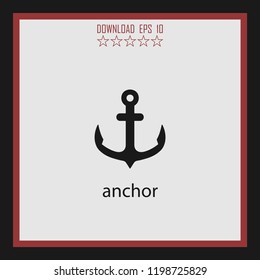 anchor vector icon