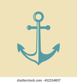Similar Images, Stock Photos & Vectors of Nautical anchor symbol with