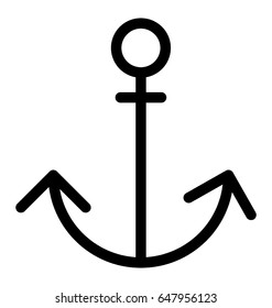 Anchor Vector Icon