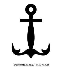 Anchor vector icon isolated design. 