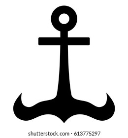 Anchor vector icon isolated design. 