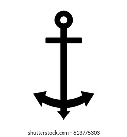 Anchor vector icon isolated design. 