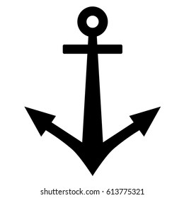 Anchor vector icon isolated design. 