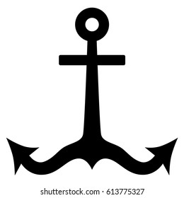 Anchor vector icon isolated design. 