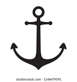 Similar Images, Stock Photos & Vectors of Ship or boat anchor flat ...