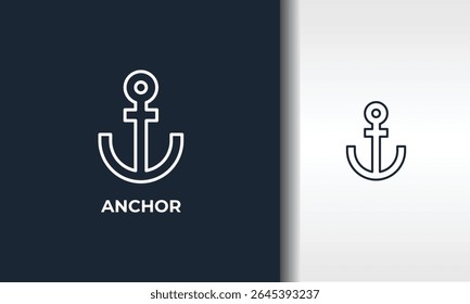 Anchor Vector, Icon Or Logo Sign Isolated Symbol Illustration