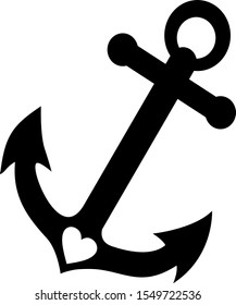 anchor vector icon symbol desing art