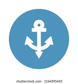 Icono de vectores de anclaje que es adecuado para el trabajo comercial y que puede modificarlo o editarlo fácilmente

