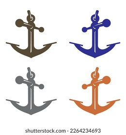 Anchor Vector Illustration Isolated On A White Background