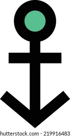 anchor Vector illustration on a transparent background.Premium quality symmbols.Stroke vector icons for concept and graphic design.