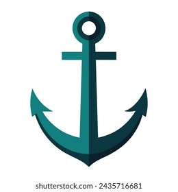 
Anchor vector illustration on white background.