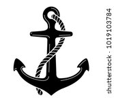 Anchor vector logo icon Nautical maritime sea ocean boat illustration symbol
