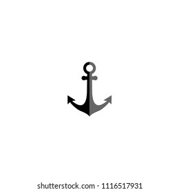 Anchor vector Nautical logo icon