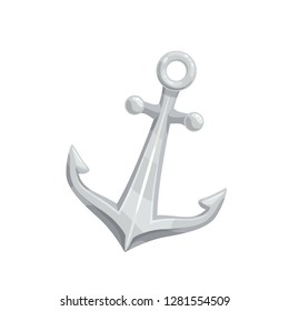 Anchor vector nautical logo icon maritime sea ocean boat illustration symbol.