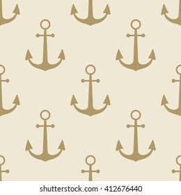 Anchor vintage pattern sea naval background symbol emblem label collection