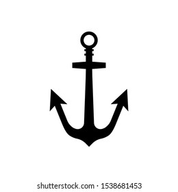 anchor vintage vector logo design
