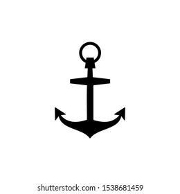 anchor vintage vector logo design