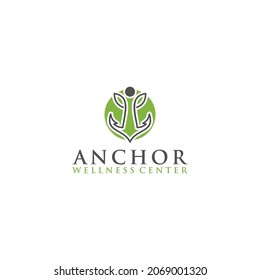 Logo-Design des Anchor Wellness Center