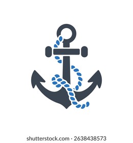 An anchor wrapped with a rope icon.