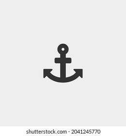 símbolo de la ilustración del icono del vector Anchor_Shape