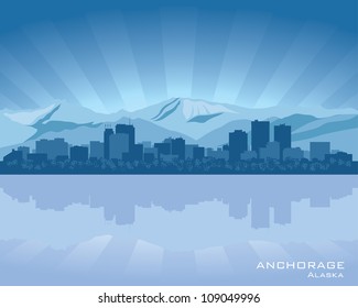 Anchorage, Alaska skyline