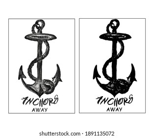 Anchors Away Vector design for t-Shirt