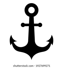 Anchors icon on white background