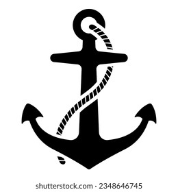 Anchors icon on white background