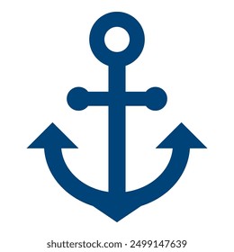 Anchors icon on white background