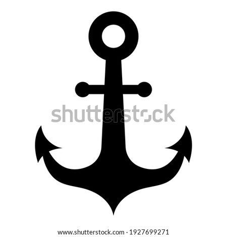 Anchors icon on white background