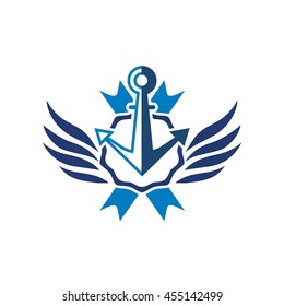 Anchors logo templates, vector stock graphics
