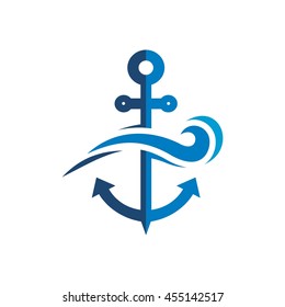 Anchors logo templates, vector stock graphics