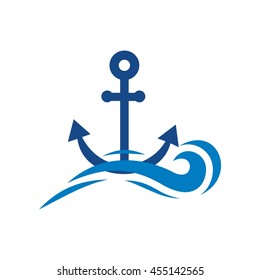 Anchors logo templates, vector stock graphics