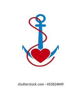 Anchors logo templates, vector stock graphics
