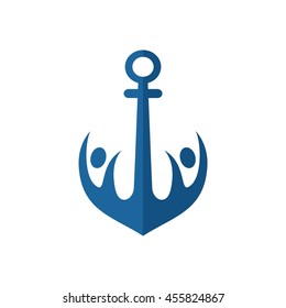 Anchors logo templates, vector stock graphics
