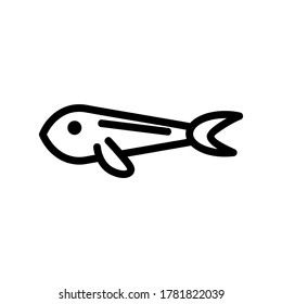 anchovy icon or logo isolated sign symbol vector illustration - high quality black style vector icons
