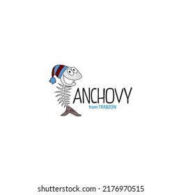 Anchovy Logo, Trabzon And Fishery, Black Sea Fish