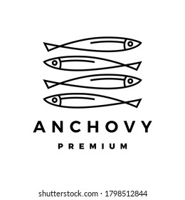 anchovy logo vector icon illustration