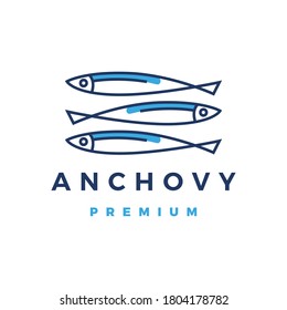 anchovy logo vector icon illustration