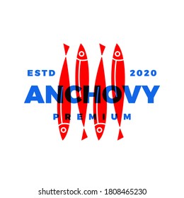 anchovy logo vector icon illustration