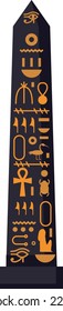 The anciant egypt: tower symbols