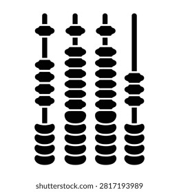 Ancient abacus calculator for counting and math. Traditional tool for education and finance.