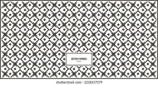 ancient abstract rhombus shape pattern