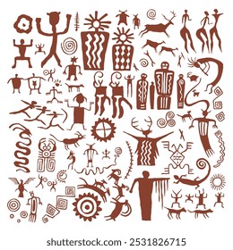 Ancient african ethnic tribal designs