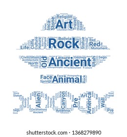 ancient aliens word cloud. tag cloud about ancient aliens