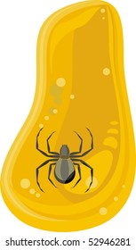 ancient amber insect inclusion