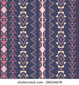 Ancient American Indian pattern. Vector seamless texture