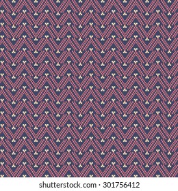 Ancient american indian pattern. Vector seamless texture