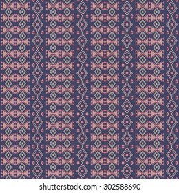 Ancient american indian pattern. Vector seamless texture