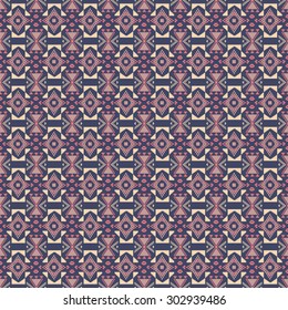 Ancient american indian pattern. Vector seamless texture